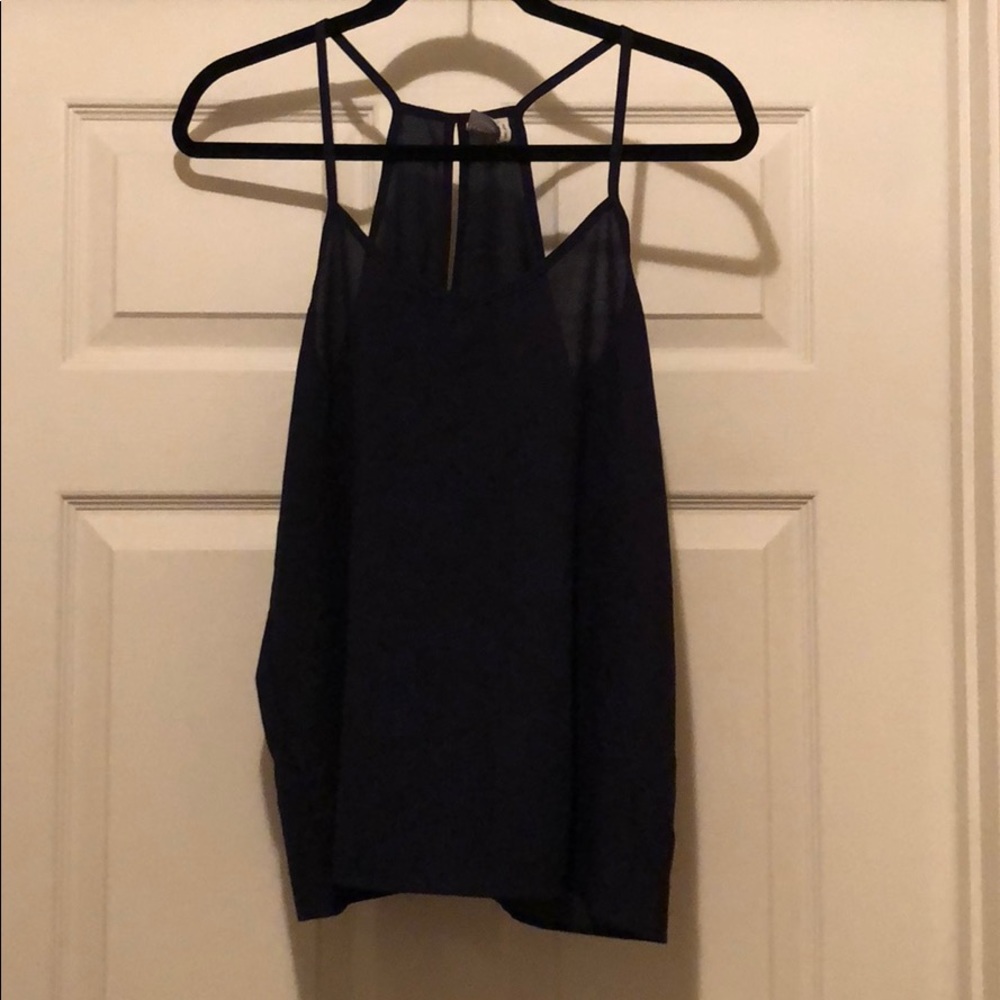 Navy sheer Cami